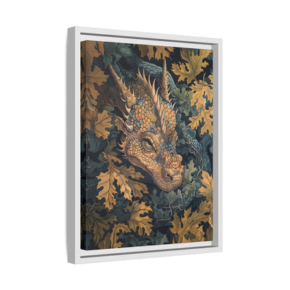 Framed Canvas - Enchanted Forest Dragon