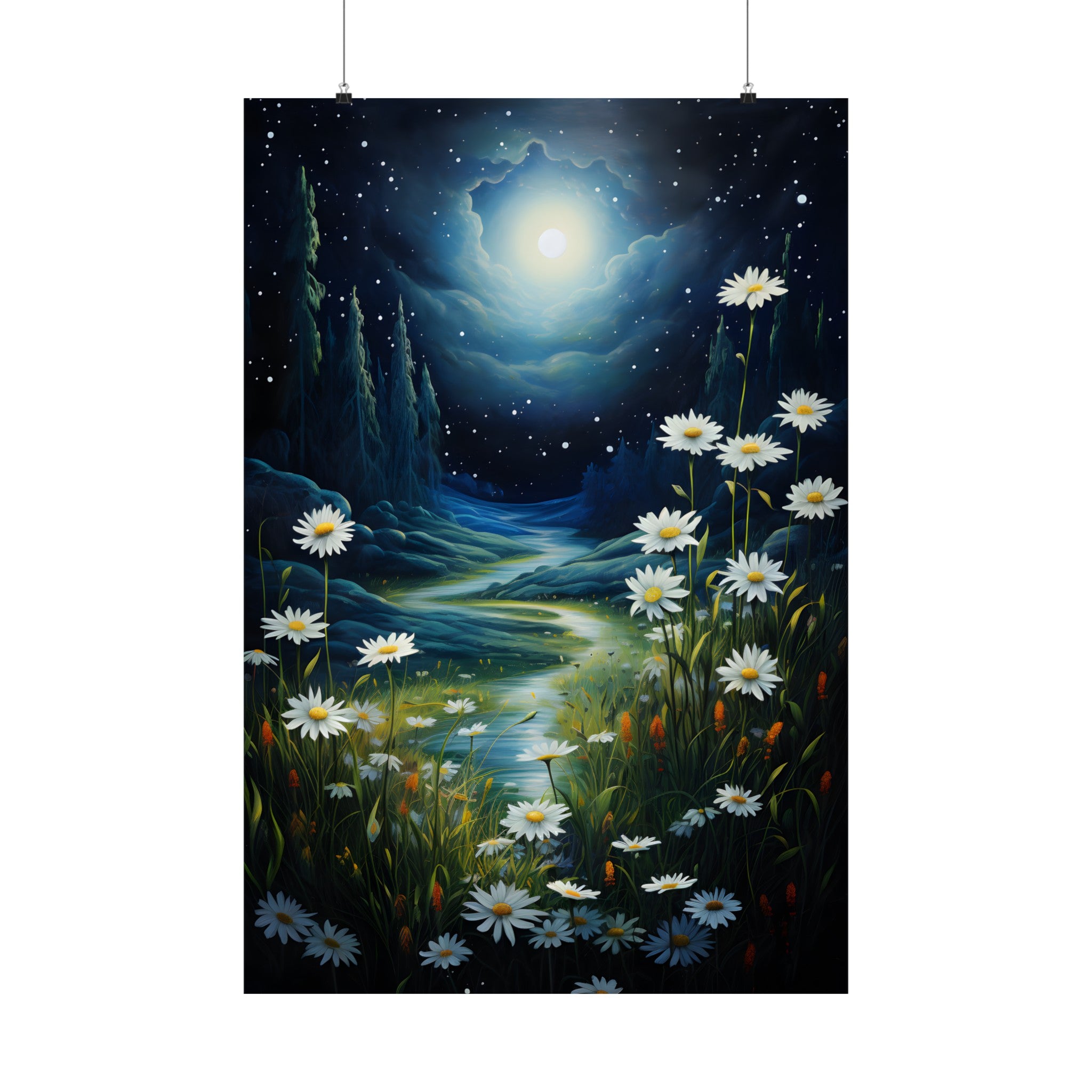 Moonlit Daisy Dream