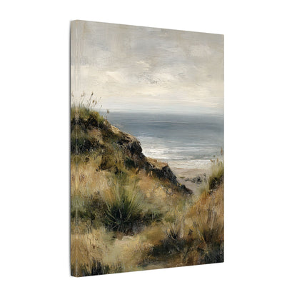 .75" Matte Canvas - Misty Coastal Seascape