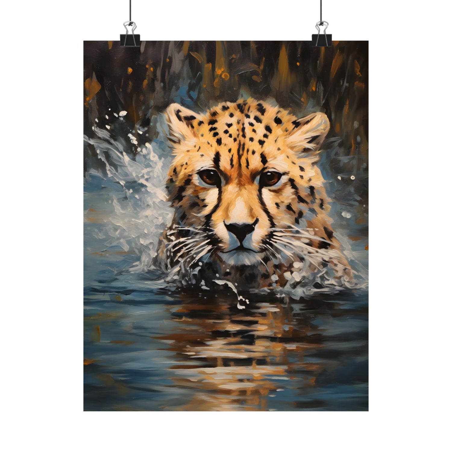 Aqua Sprinting Cheetah