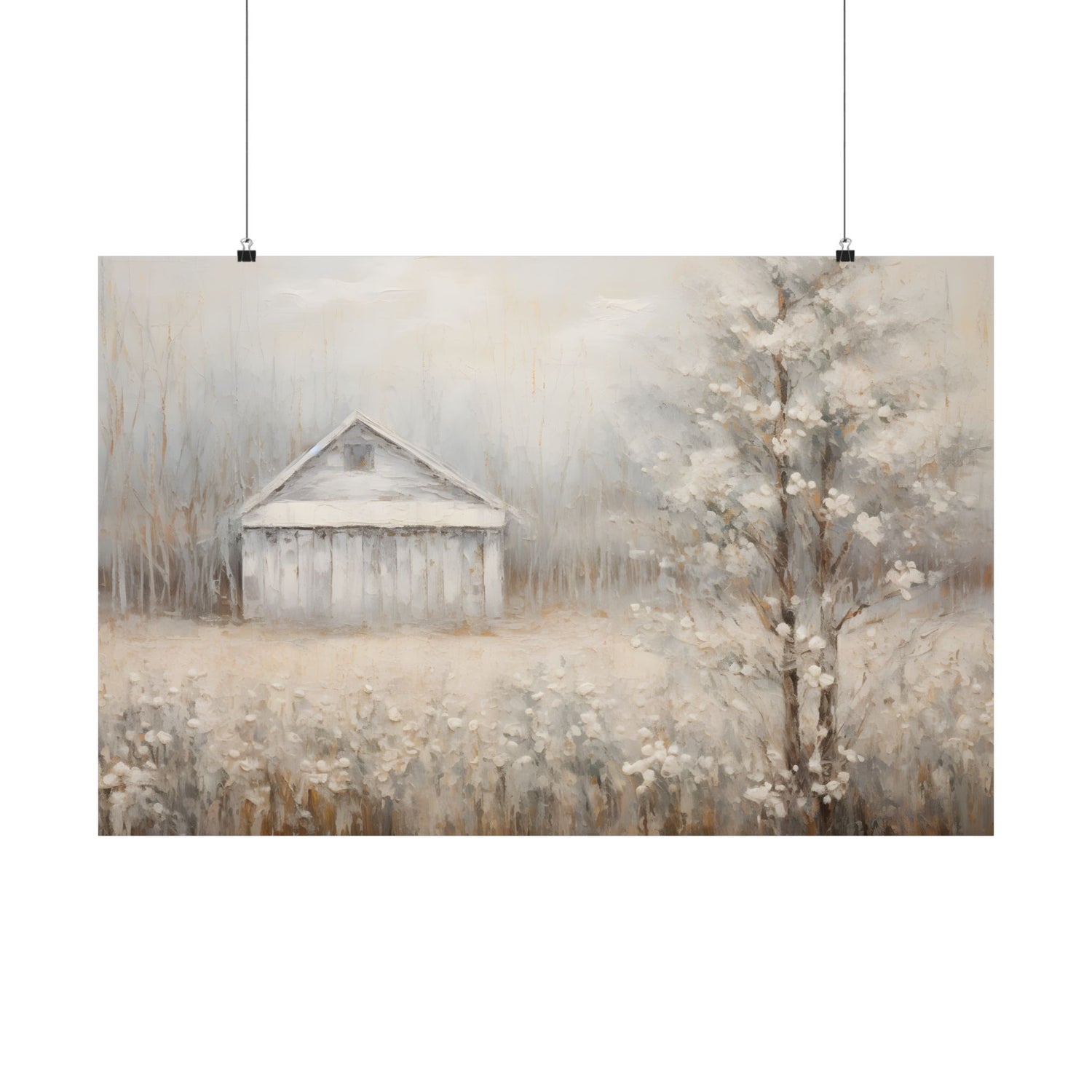 Whispers of Winter Barn