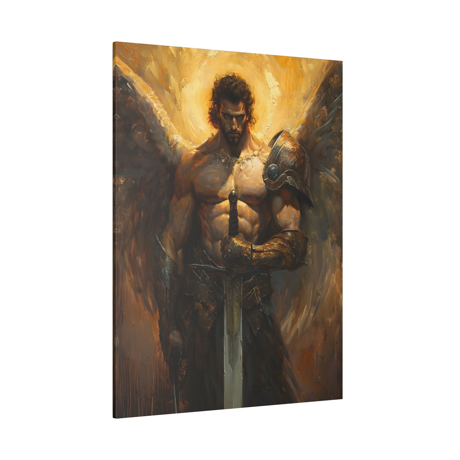 .75&quot; Matte Canvas - Celestial Warrior&