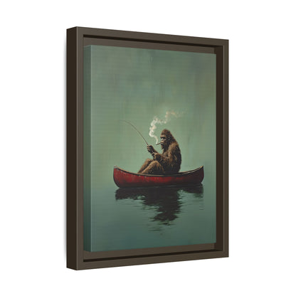Framed Canvas - Bigfoot Canoe Adventure