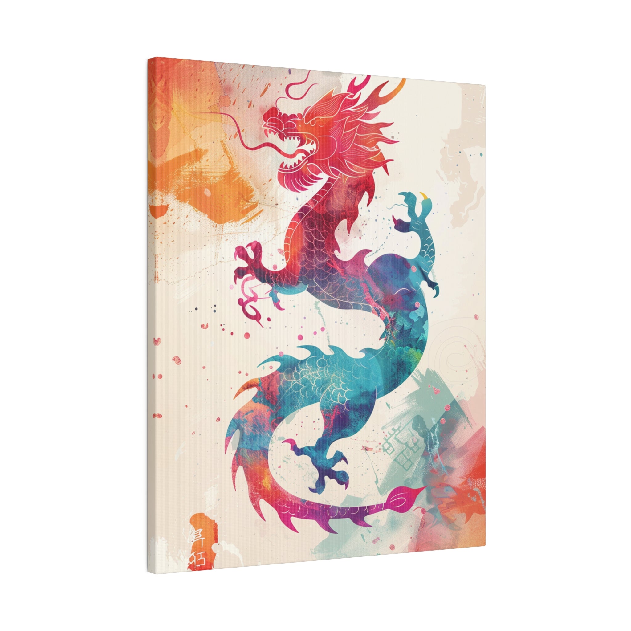 .75&quot; Matte Canvas - Dragon&