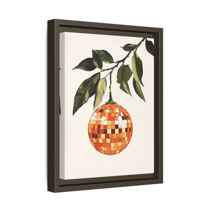 Framed Canvas - Citrus Disco Glow Drop