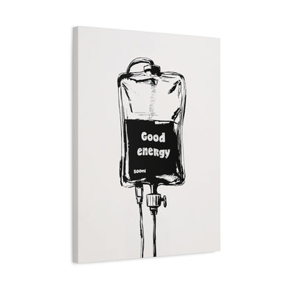 1.25" Matte Canvas - Good Energy IV Bag