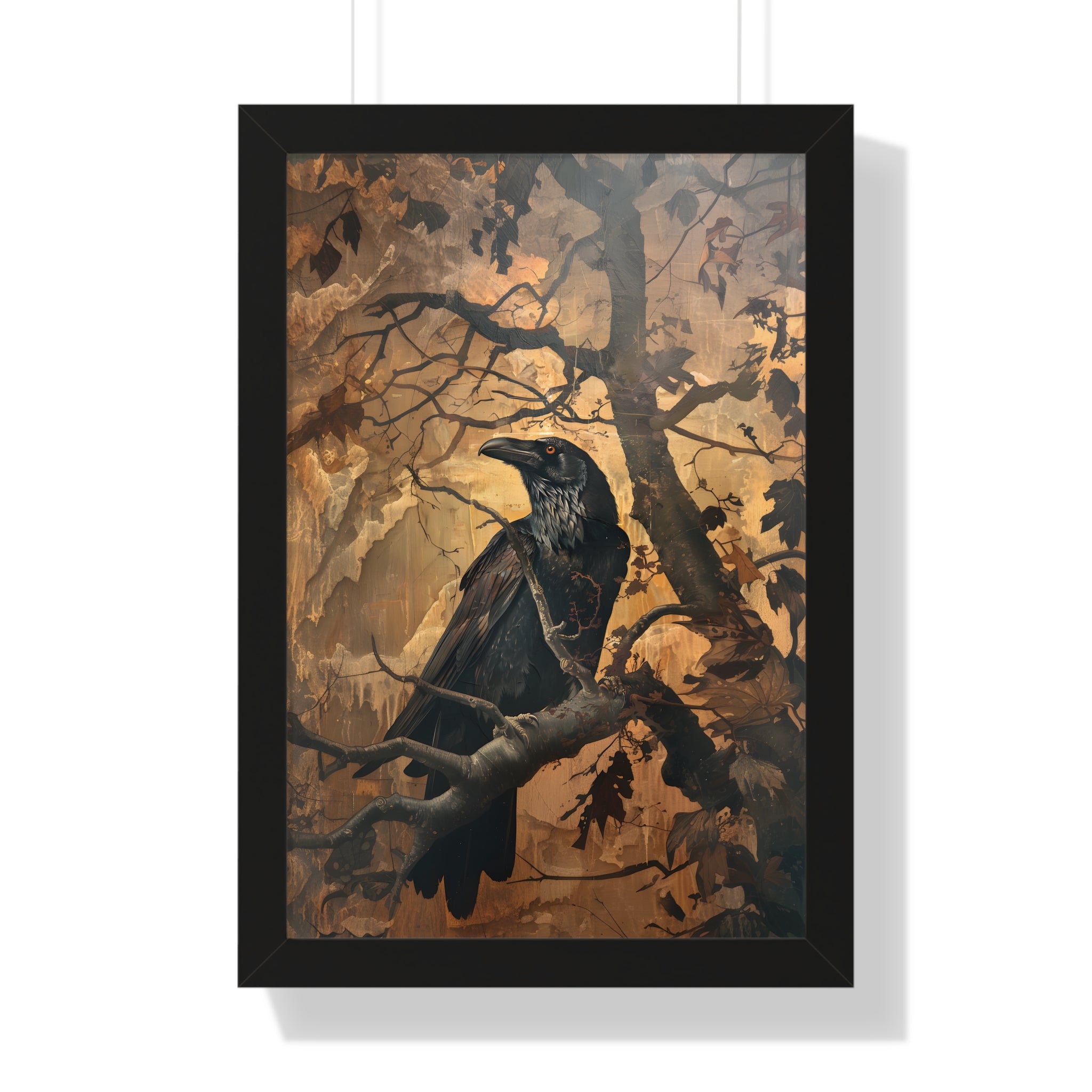 Framed Paper Print - Majestic Raven&