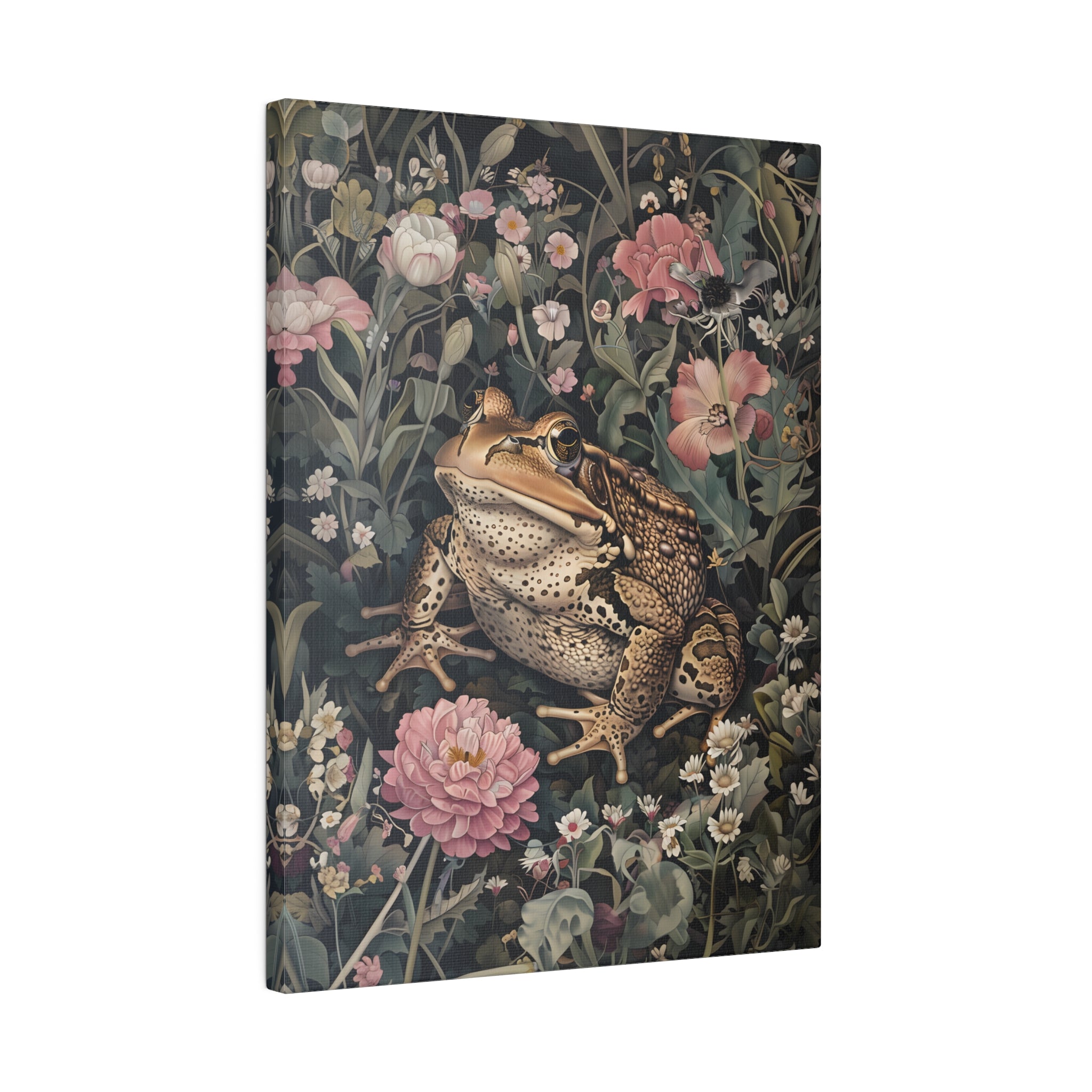 .75&quot; Matte Canvas - Enchanted Frog&