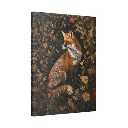 .75&quot; Matte Canvas - Foxy Floral Fauna Fusion