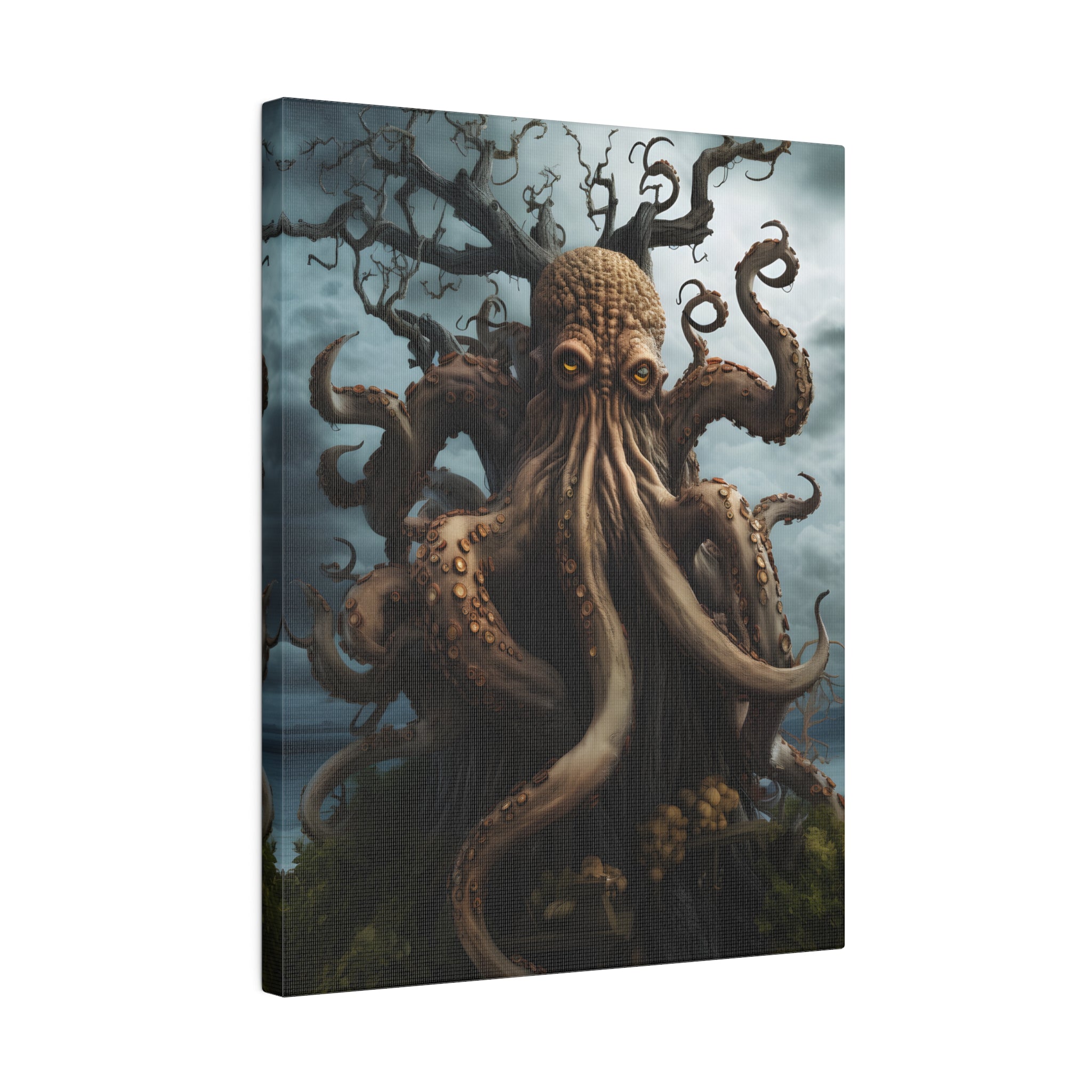 .75&quot; Matte Canvas - Cthulhu&