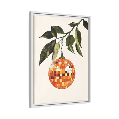 Framed Canvas - Citrus Disco Glow Drop