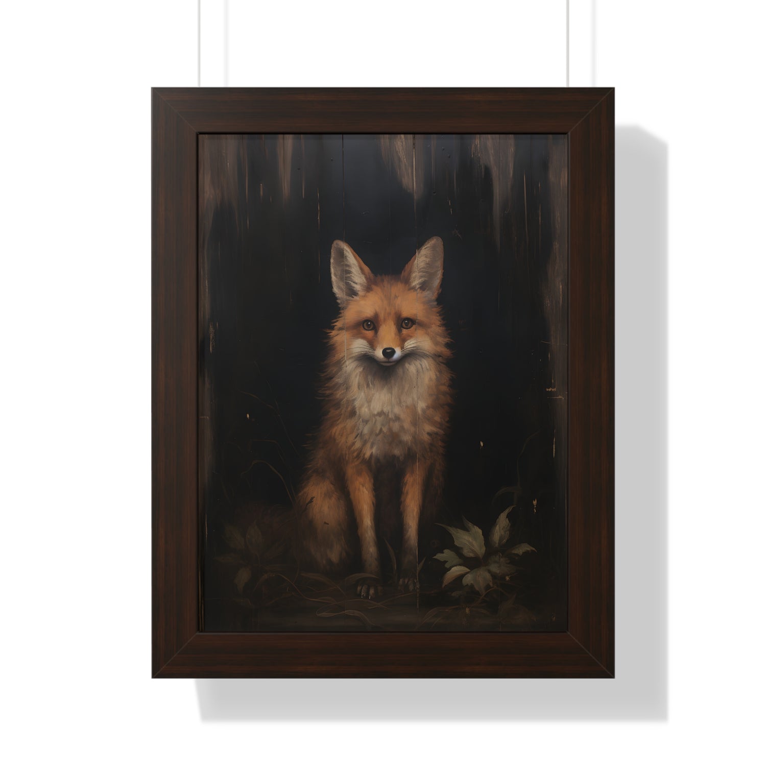 Framed Paper Print - Mystical Fox Gaze