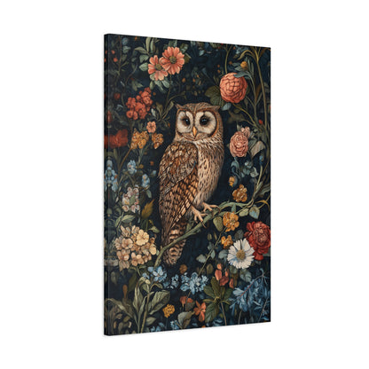 1.25" Matte Canvas - Guardian of the Floral Night