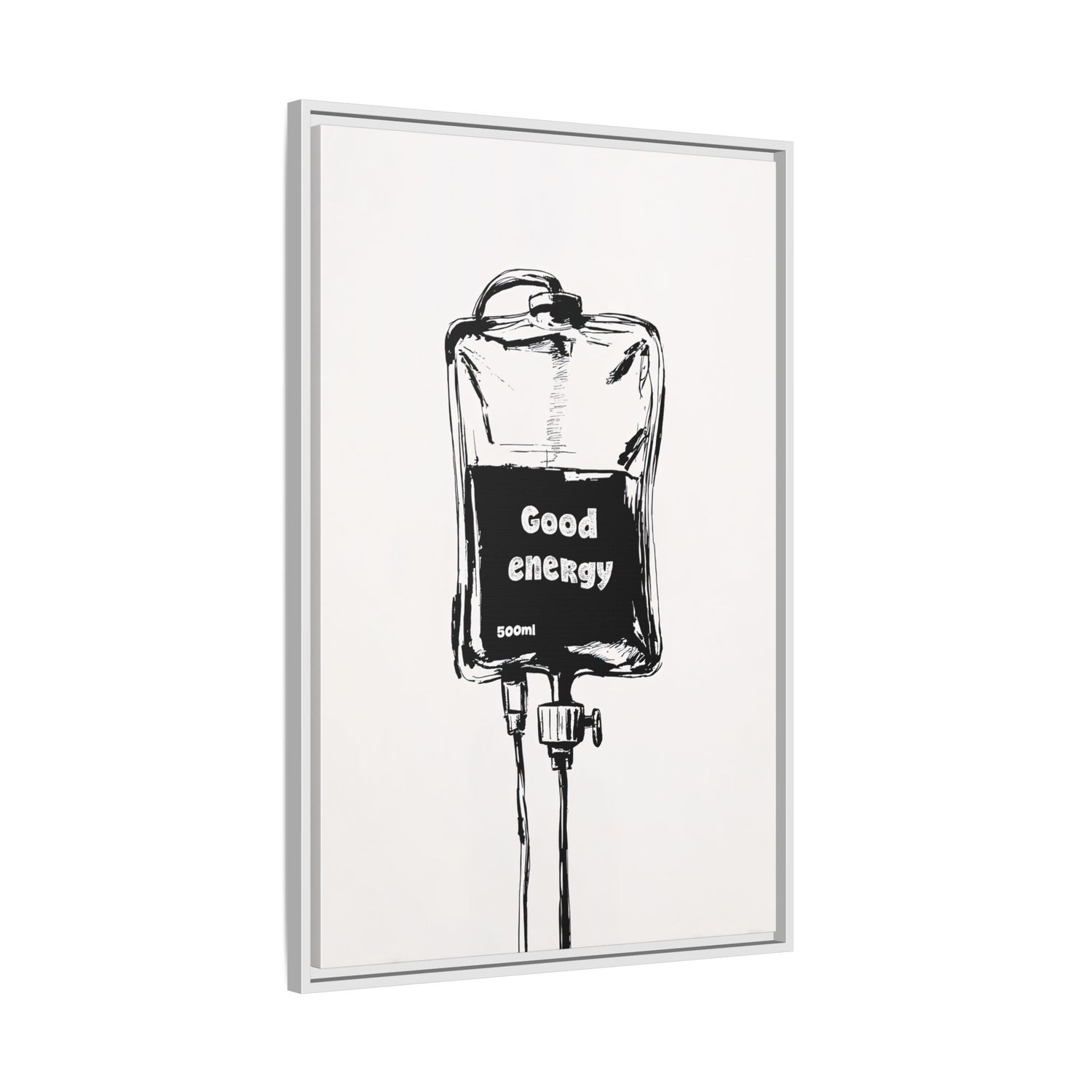 Framed Canvas - Good Energy IV Bag