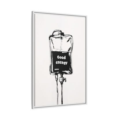 Framed Canvas - Good Energy IV Bag