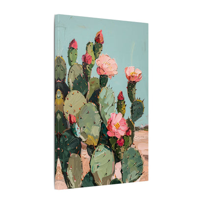 .75" Matte Canvas - Arizona Blooming Cactus Color