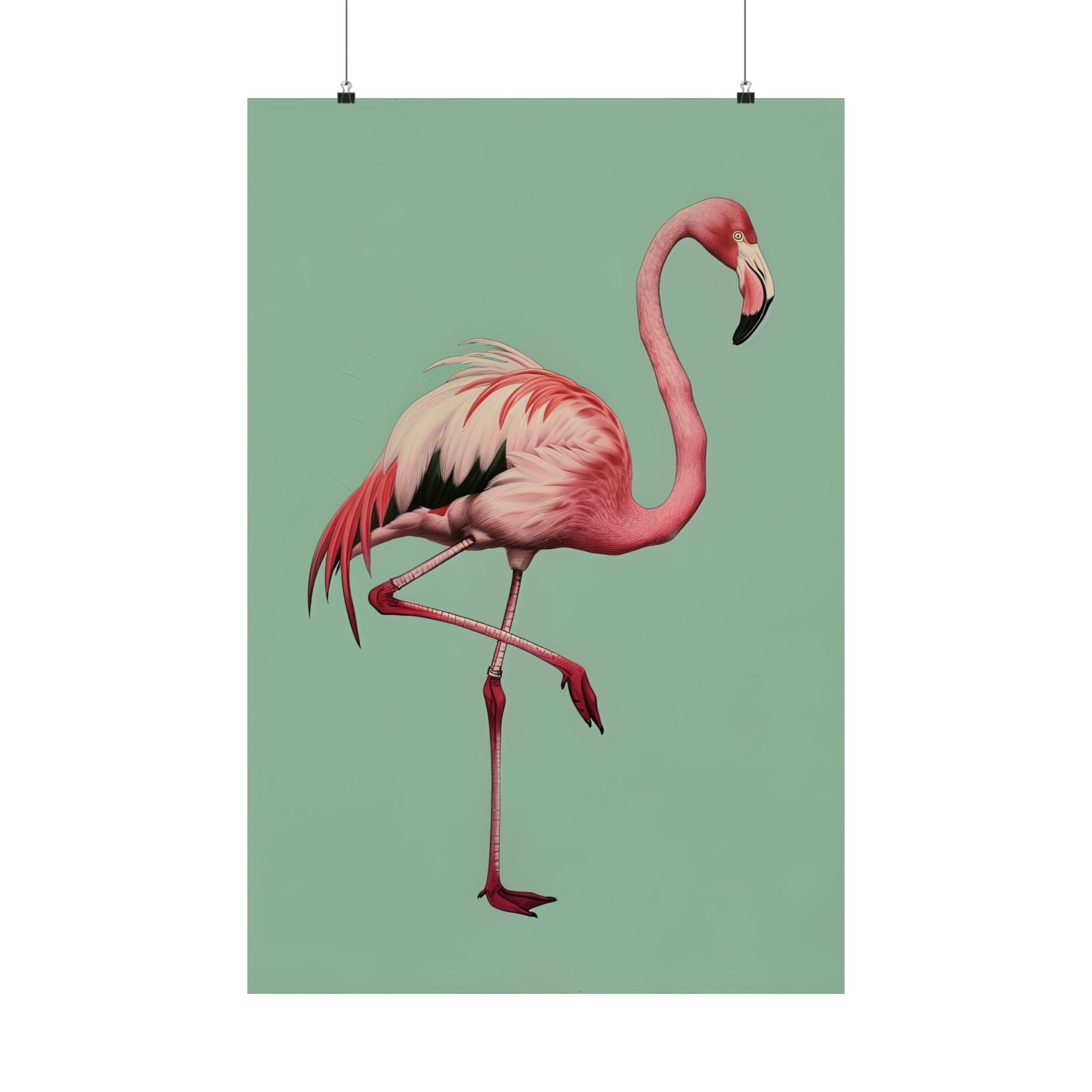 Pink Flamingo Tropical