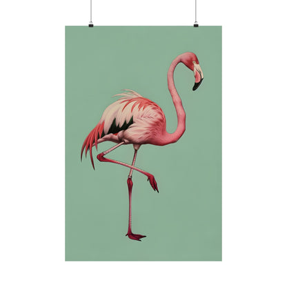Pink Flamingo Tropical