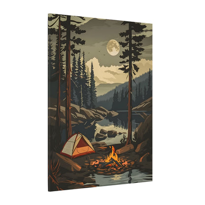 .75" Matte Canvas - Moonlit Campfire Escape