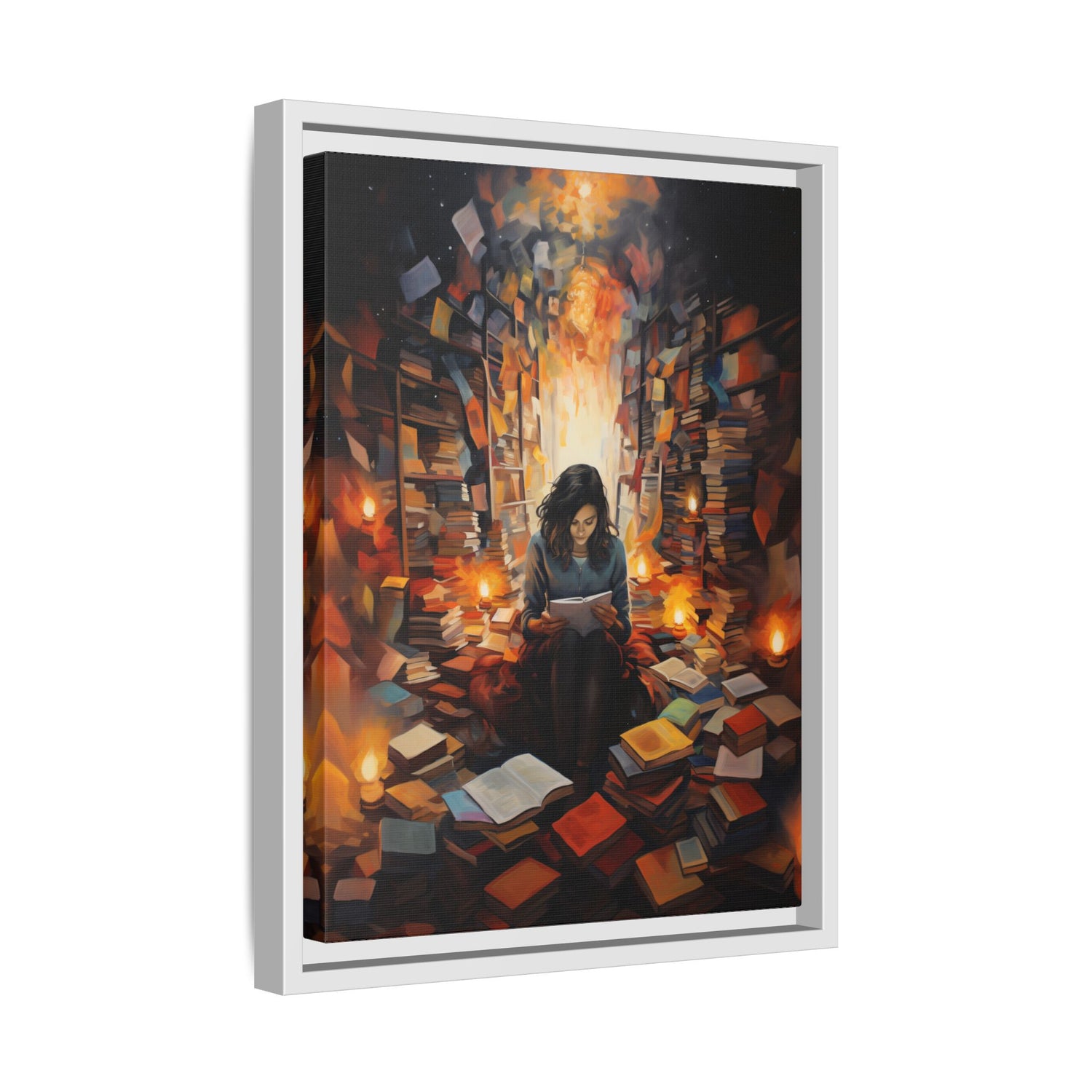 Framed Canvas - The Sanctuary of Stories