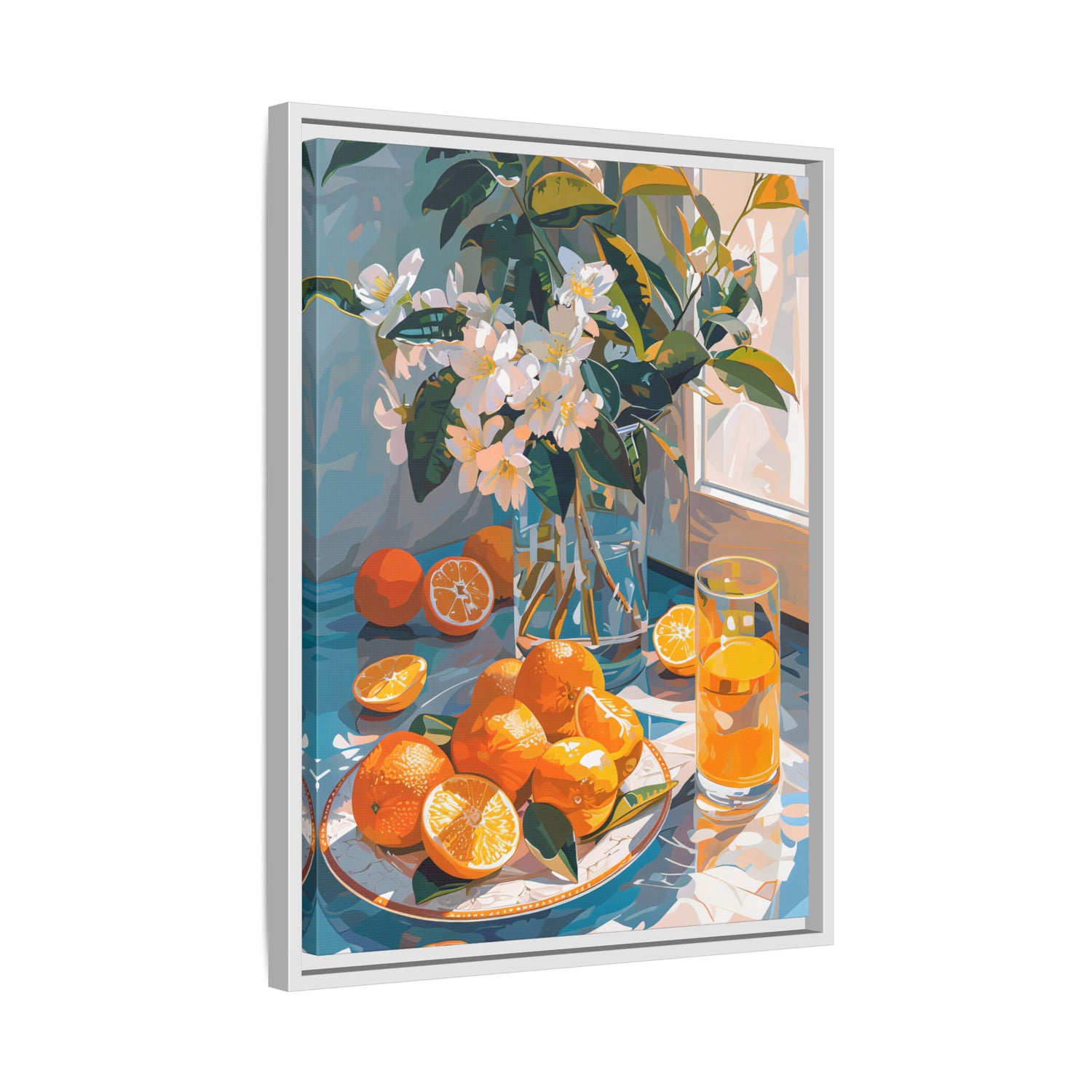 Framed Canvas - Citrus Blossom Morning