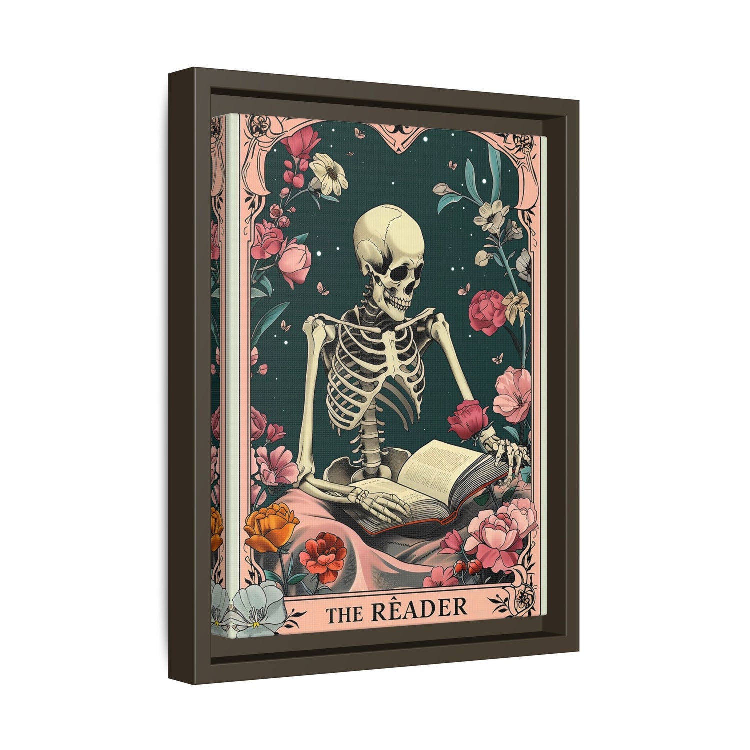 Framed Canvas - The Eternal Reader