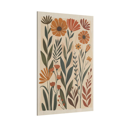 .75" Matte Canvas - Golden Meadow Boho Blooms