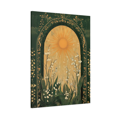 1.25" Matte Canvas - Lily of the Valley Archway