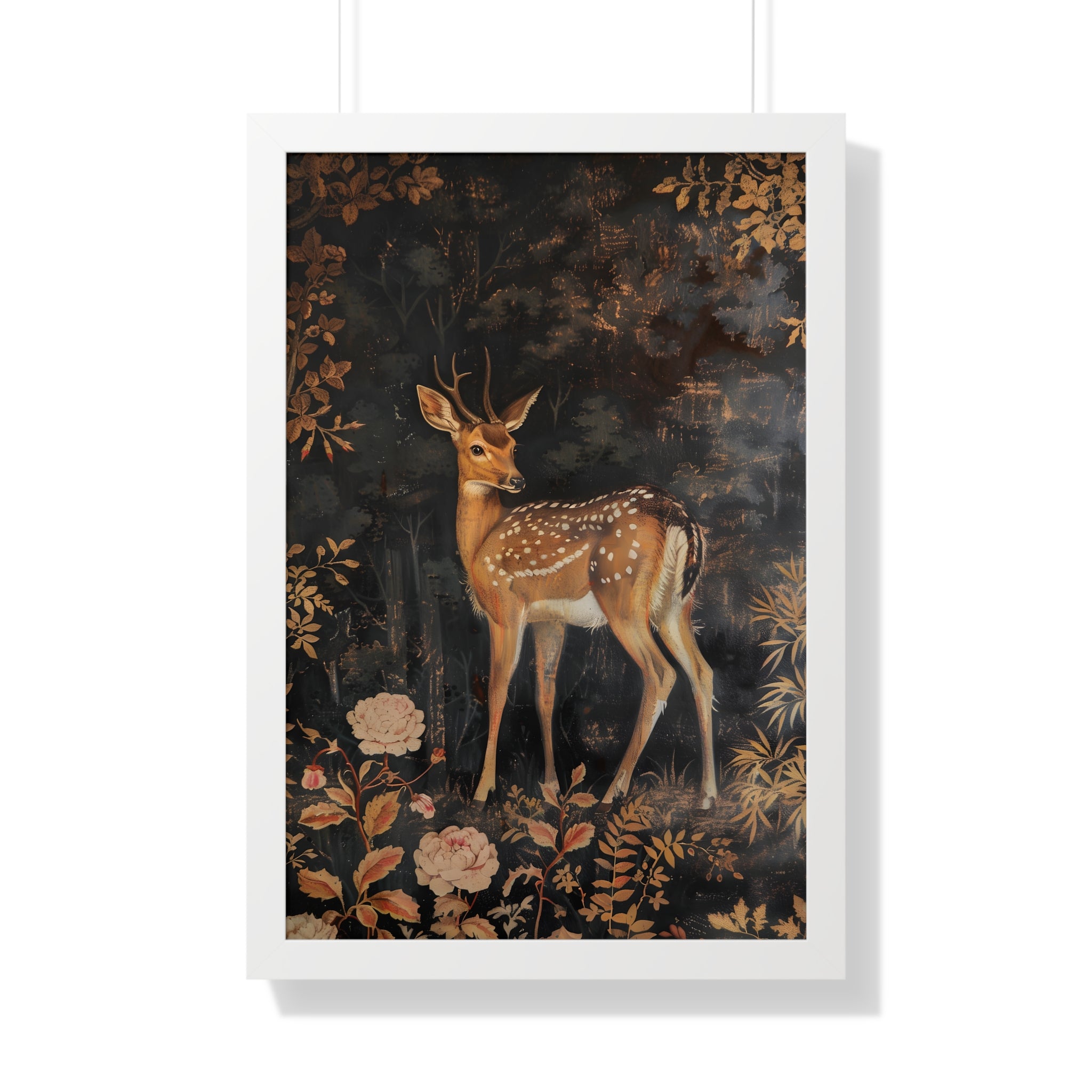 Framed Paper Print - Enchanted Forest Doe