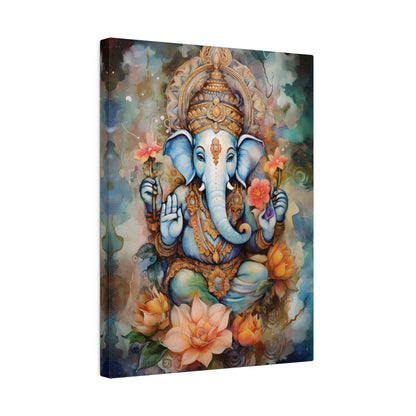 .75&quot; Matte Canvas - Ganesha&