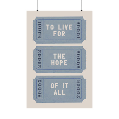 The Hope Ticket Trilogy