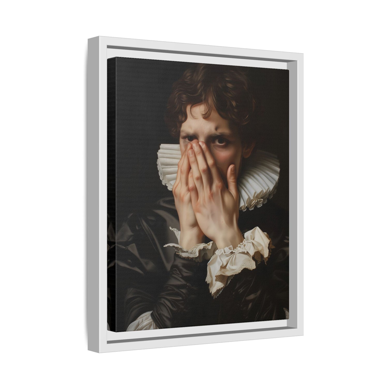 Framed Canvas - The Foul Flush Reaction