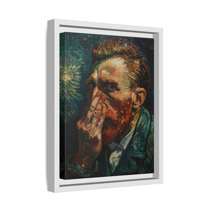 Framed Canvas - Van Gogh Stinky Glare
