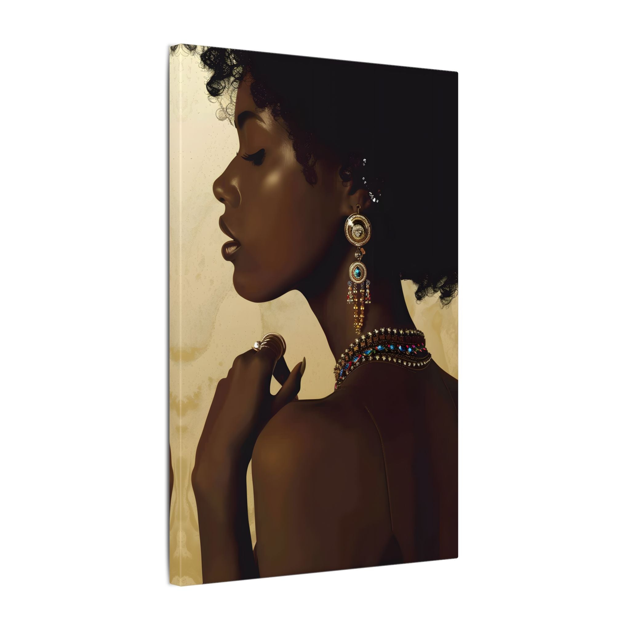 .75" Matte Canvas - Regal Jewel Toned Muse
