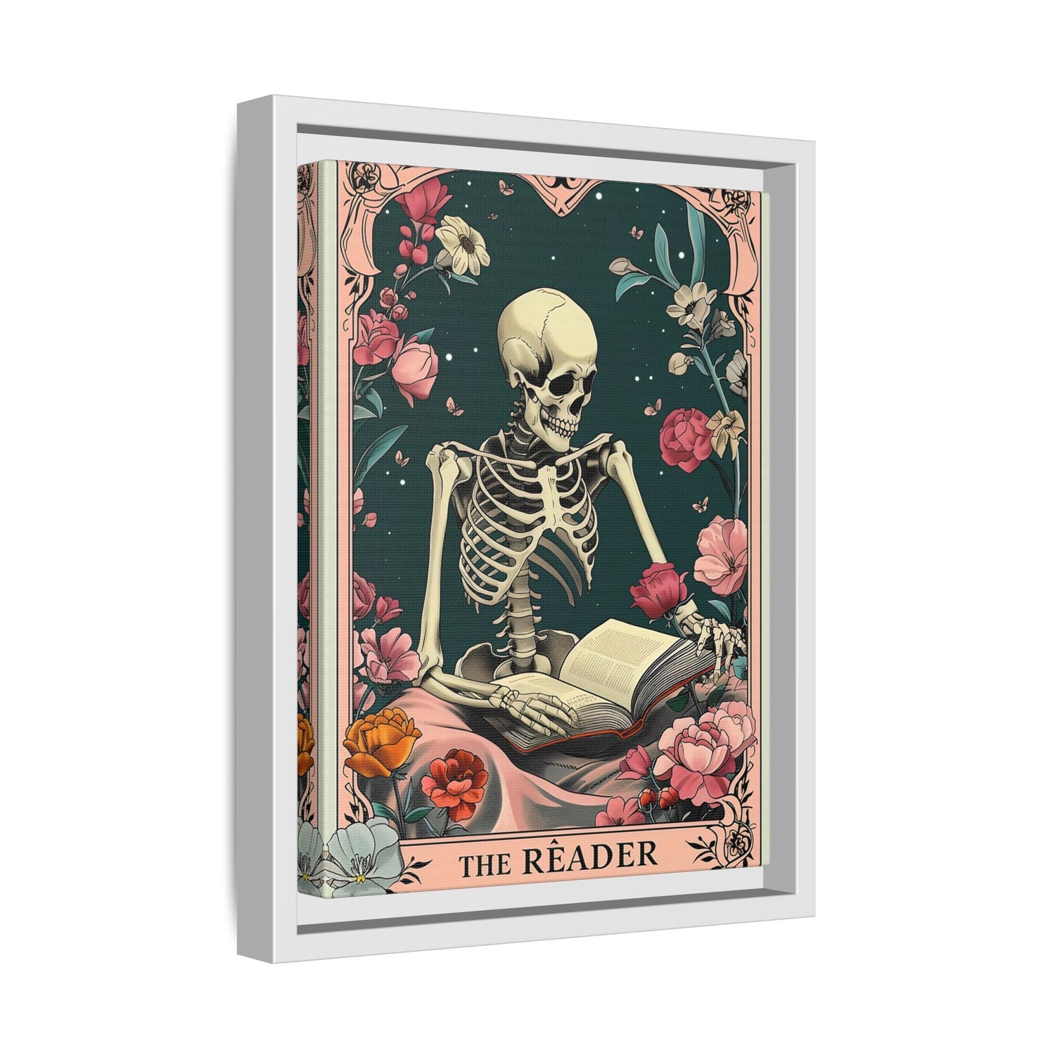 Framed Canvas - The Eternal Reader