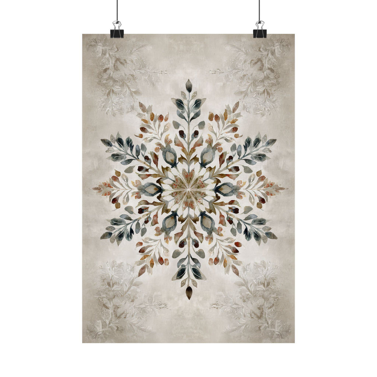 Nordic Botanical Snowflake
