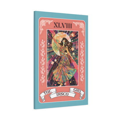 1.25" Matte Canvas - The Disco Girl