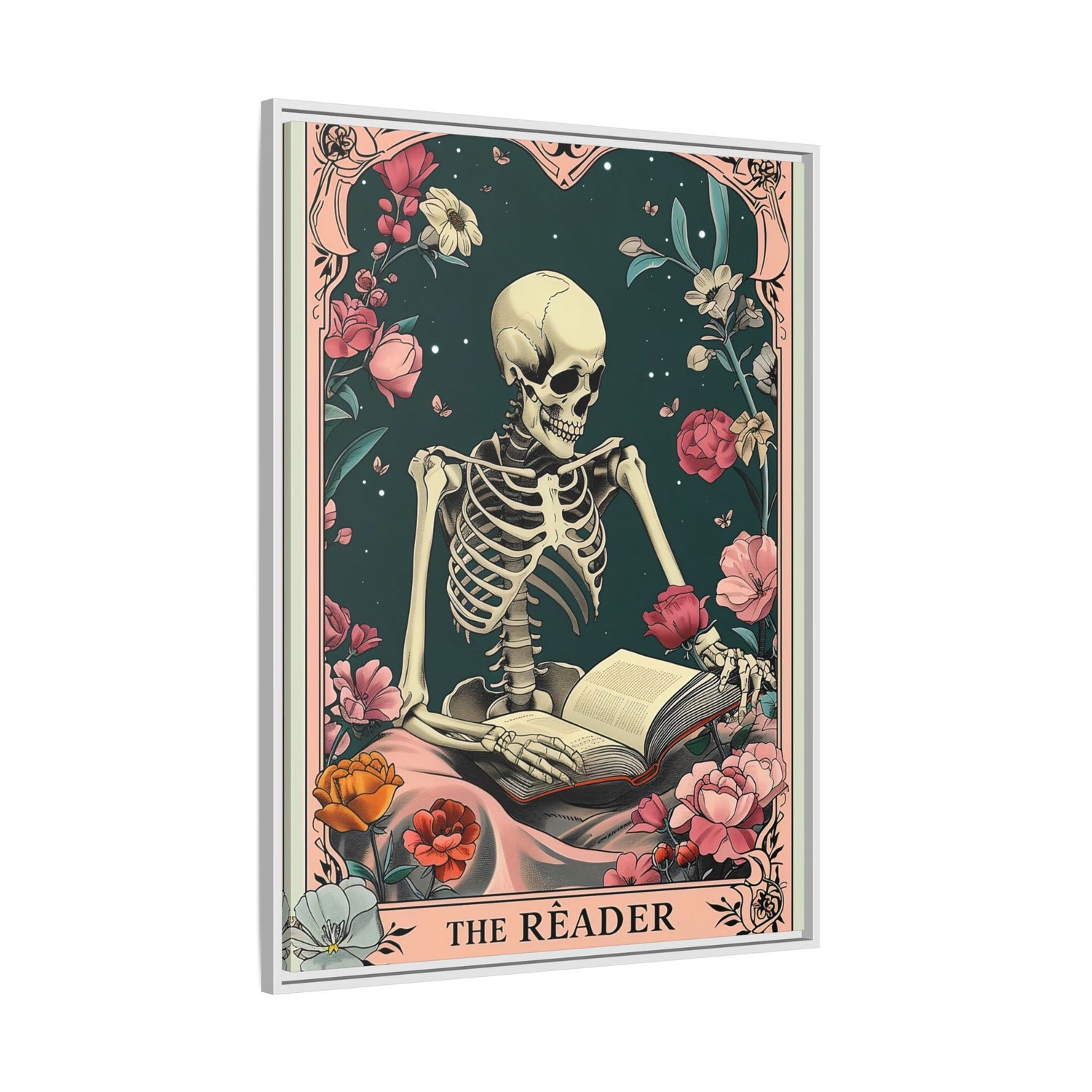 Framed Canvas - The Eternal Reader