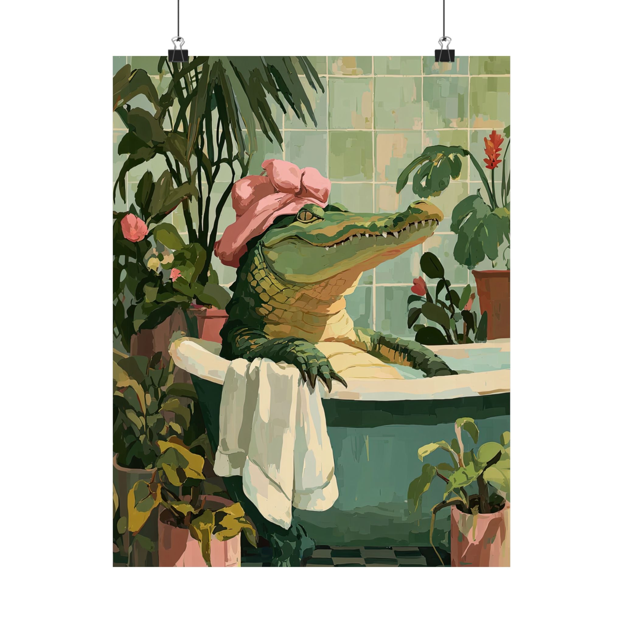 Bathtub Alligator Spa Day