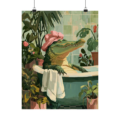 Bathtub Alligator Spa Day