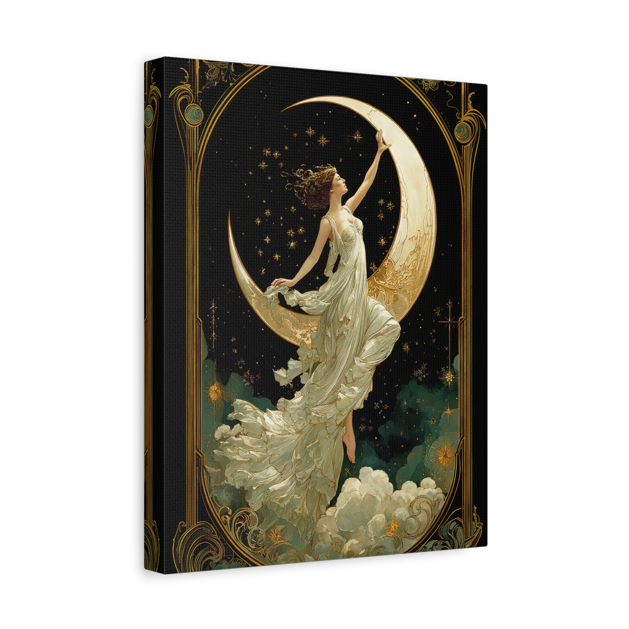 1.25" Matte Canvas - Moon Goddess Ascending
