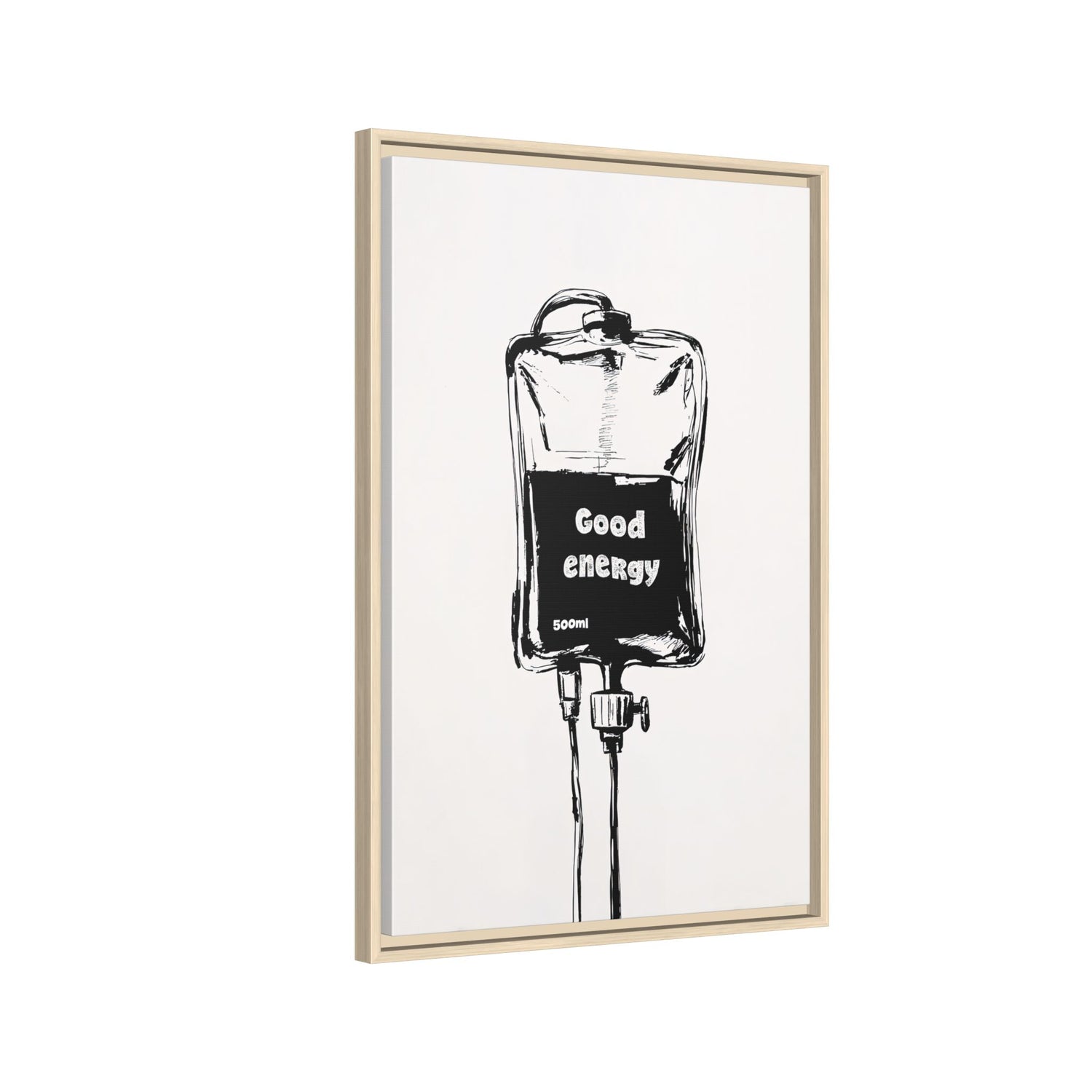Framed Canvas - Good Energy IV Bag