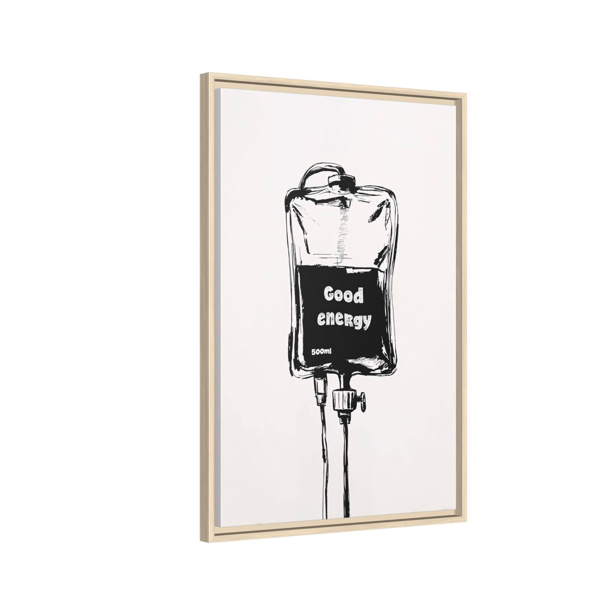 Framed Canvas - Good Energy IV Bag