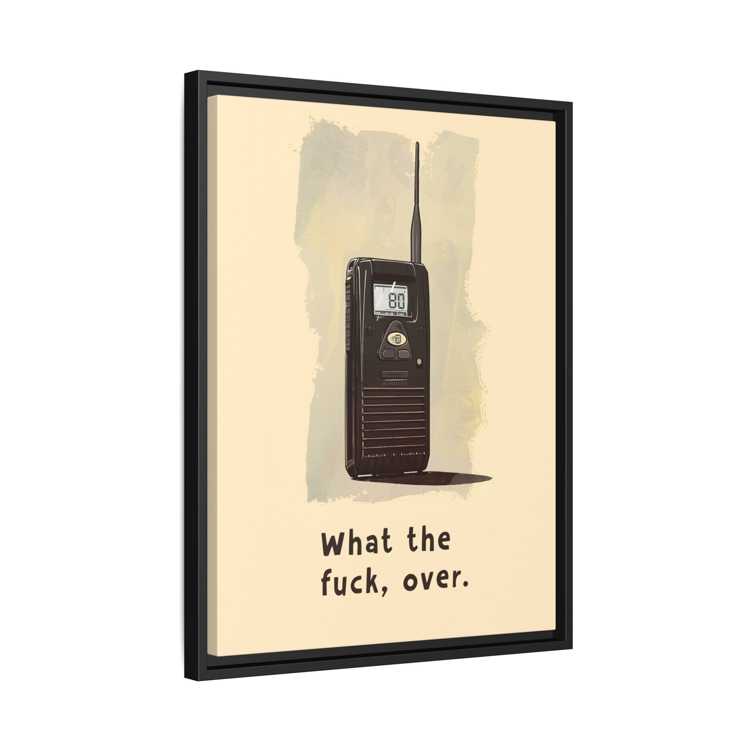 Framed Canvas - Walkie Talkie WTF Moment
