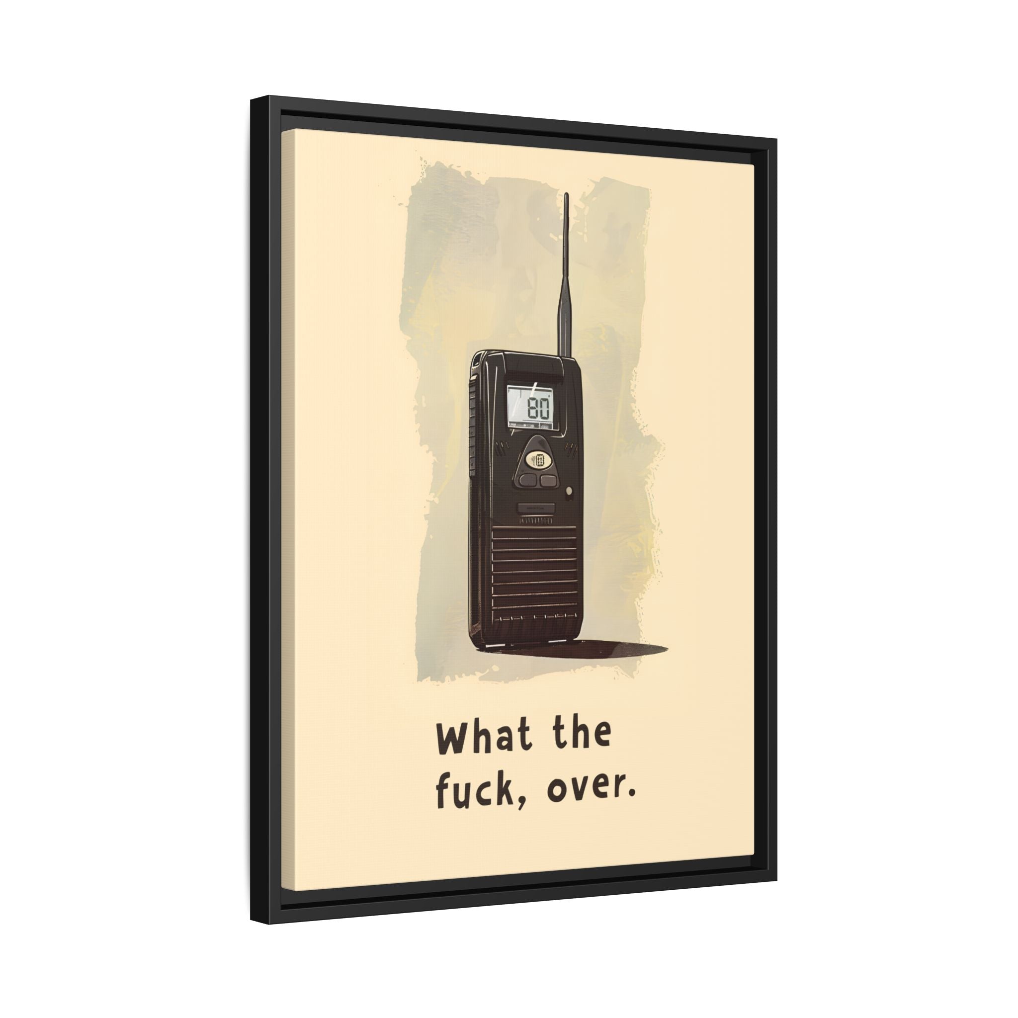 Framed Canvas - Walkie Talkie WTF Moment