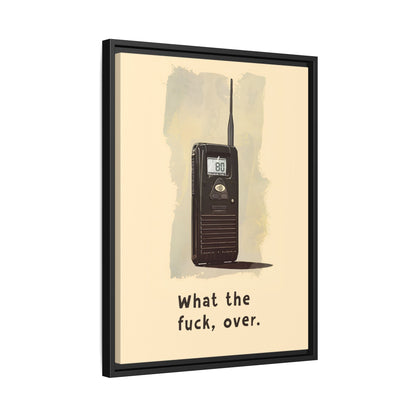 Framed Canvas - Walkie Talkie WTF Moment