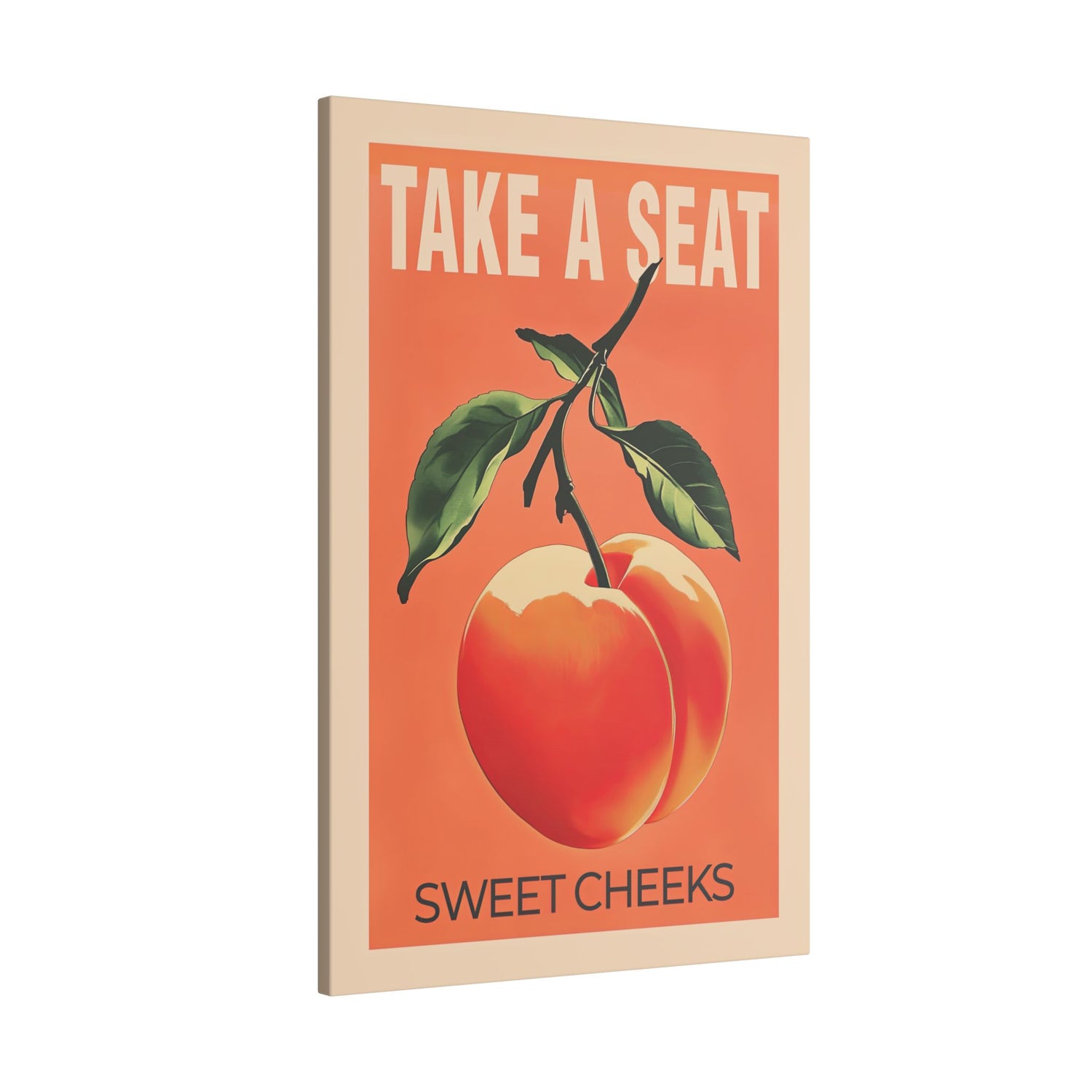 .75" Matte Canvas - Sweet Cheeks Peach