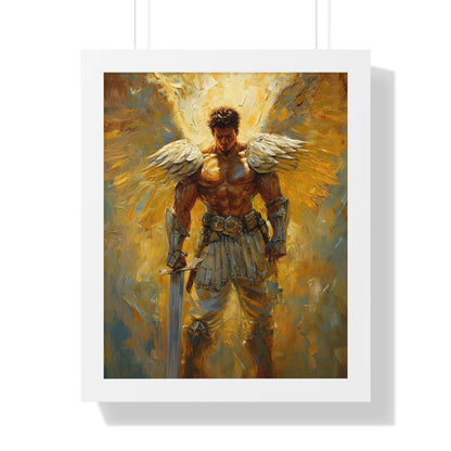 Framed Paper Print - Celestial Warrior&