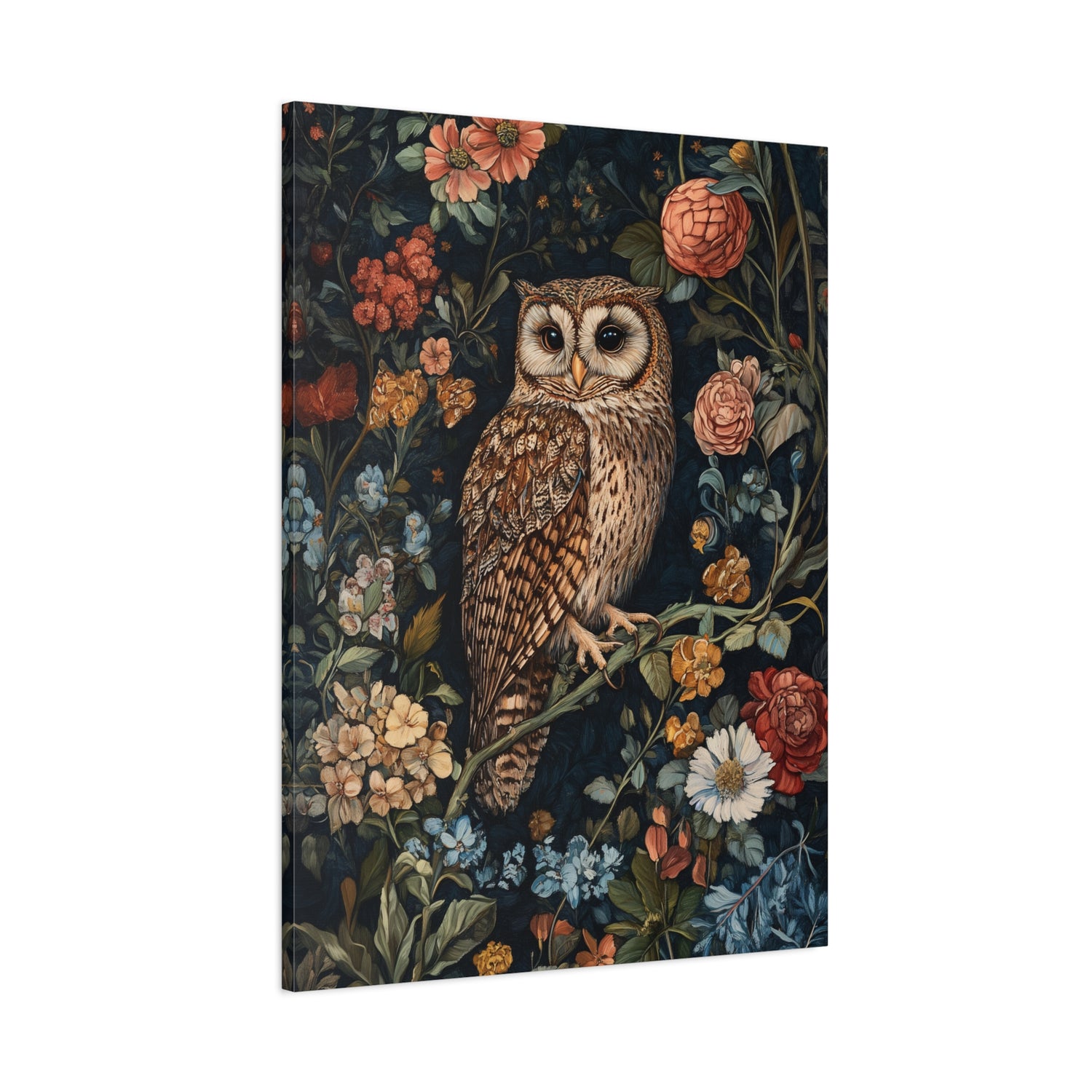 1.25" Matte Canvas - Guardian of the Floral Night