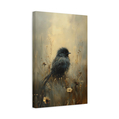 1.25" Matte Canvas - Golden Meadow Bird